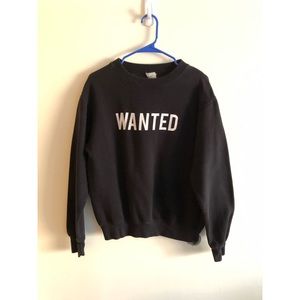 Black basic sweater from Brandy Melville